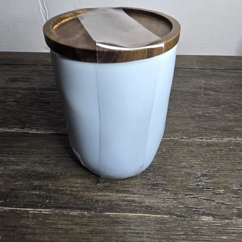 NWT Rae Dunn Artisan Easter Egg Hunt Pastel Blue Mug Wood Topper 2021 Magenta